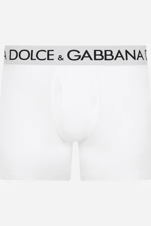 Dolce & Gabbana Boxer Long En Coton Bi-stretch - Homme Sous-vêtements Et Loungewear Coton 3