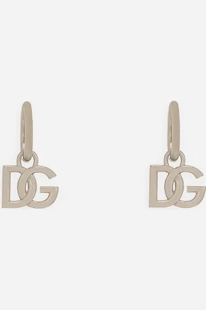 Dolce & Gabbana Boucles D’oreilles Dormeuses À Logo Dg - Homme Bijoux Fantaisie M�tal Onesize