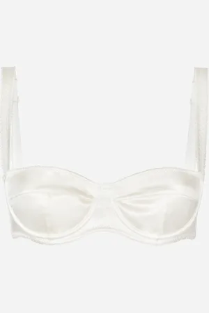Dolce & Gabbana Soutien-gorge Balconnet En Satin - Femme Lingerie Soie 1b