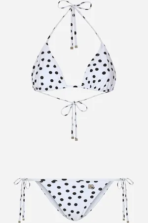 Dolce & Gabbana Bikini Triangle Avec À Pois - Femme Maillots De Bain 1