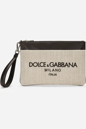 Dolce & Gabbana Pochette En Toile - Homme Attachés-cases Et Pochettes Coton Onesize