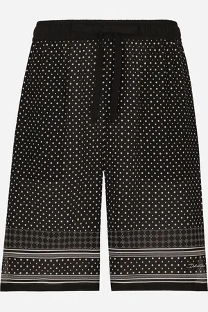 Dolce & Gabbana Bermuda De Jogging En Soie À Cravates - Homme Pantalons Et Shorts 44