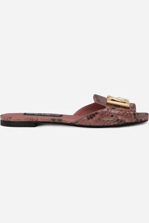 Dolce & Gabbana Mules En Python - Femme Mules Et Sabots 36