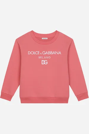 Dolce & Gabbana Sweat-shirt Ras De Cou En Jersey Avec Broderie Dg Milano - Homme T-shirts Et Sweat-shirts Coton 4 Years