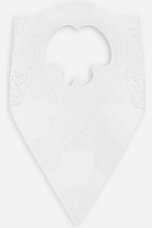Dolce & Gabbana Voile En Coton Avec Broderie Ajourée - Femme Bonnets Et Gants Onesize