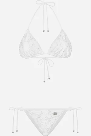 Dolce & Gabbana Bikini Triangle En Broderie Anglaise - Femme Maillots De Bain 2