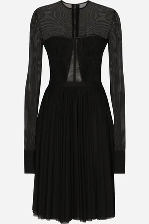 Dolce & Gabbana Robe En Tulle Léger Avec Détails Bustier - Femme Robes 40