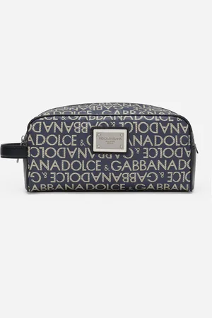 Dolce & Gabbana Trousse De Toilette En Jacquard Enduit - Homme Attachés-cases Et Pochettes Tissu Onesize