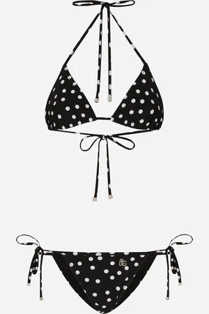 Dolce & Gabbana Bikini Triangle Avec À Pois - Femme Maillots De Bain 1