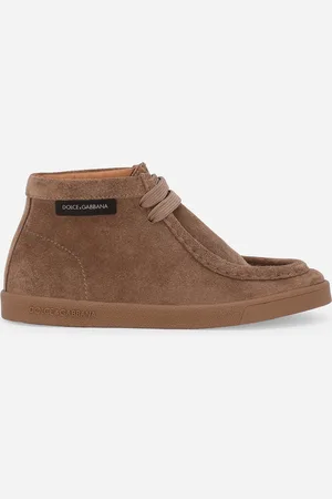 Dolce & Gabbana Demi-bottes En Nubuck Avec Logo - Homme Chaussures (24-38) 27