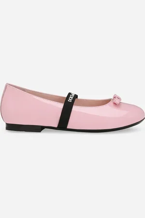 Dolce & Gabbana Ballerines En Cuir Verni Avec Nœud - Femme Chaussures (24-38) Cuir 31