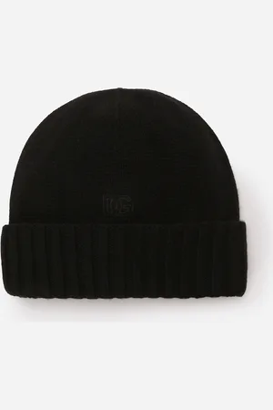Dolce & Gabbana Bonnet En Cachemire Avec Broderie Logo Dg - Femme Bonnets Et Gants Onesize
