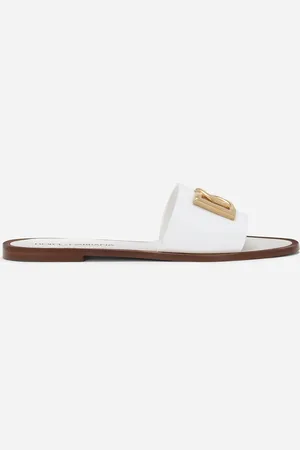 Dolce & Gabbana Mules En Cuir De Veau - Femme Mules Et Sabots Cuir 36