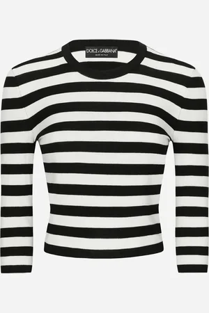 Dolce & Gabbana Pull En Laine Avec Rayures En Intarsia - Femme Pulls 42