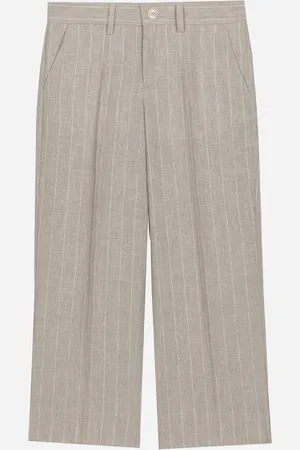 Dolce & Gabbana Pantalon Classique En Lin À Rayures Tennis - Homme Pantalons Et Shorts 4 Years
