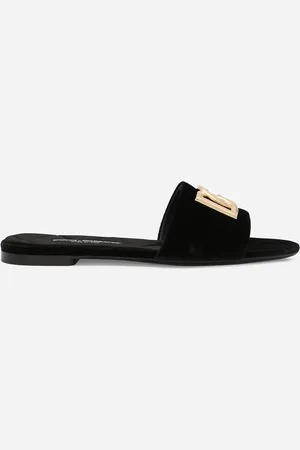 Dolce & Gabbana Mules En Velours - Femme Mules Et Sabots 36.5