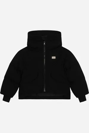 Dolce & Gabbana Doudoune Courte En Jersey Avec Plaquette À Logo - Homme Manteaux Et Blousons 8 Years
