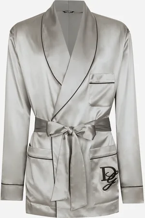 Dolce & Gabbana Robe De Chambre En Satin De Soie - Homme Sous-vêtements Et Loungewear Soie 48