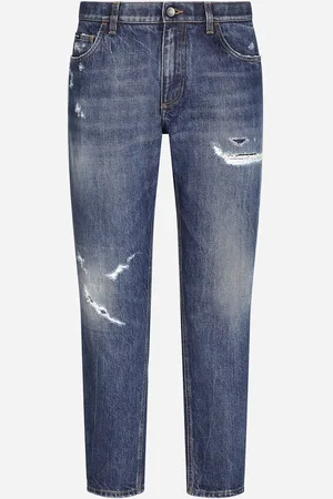 Dolce & Gabbana Jean Loose En Denim Stretch - Homme Denim 44