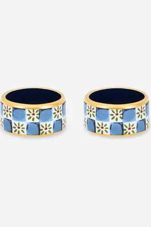 Dolce & Gabbana Lot De 2 Petits Ronds De Serviette En Porcelaine - Ronds De Serviette Onesize