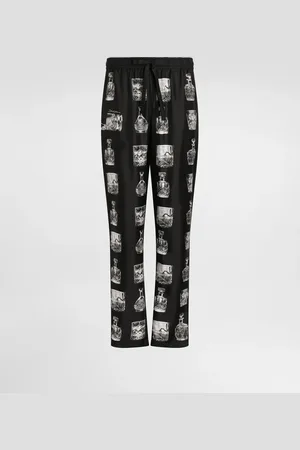 Dolce & Gabbana Pantalon De Pyjama En Soie À Whisky - Homme Pantalons Et Shorts 48