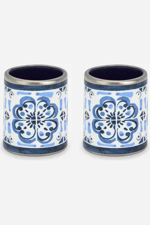 Dolce & Gabbana Lot De 2 Grands Ronds De Serviette En Céramique - Ronds De Serviette Onesize