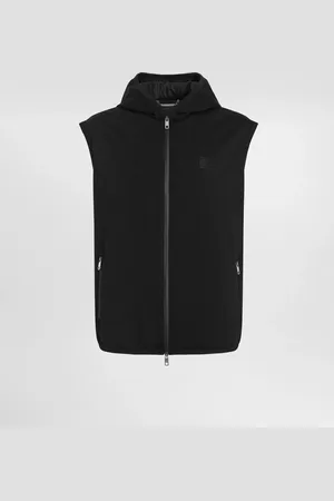 Dolce & Gabbana Gilet À Capuche En Tissu Technique - Homme Manteaux Et Blousons 44