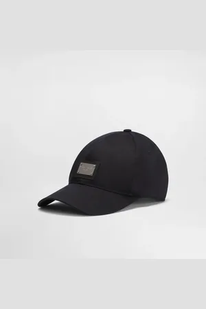 Dolce & Gabbana Casquette De Base-ball En Coton Avec Plaquette À Logo - Homme Chapeaux Et Gants Coton 57