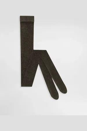 Dolce & Gabbana Collants En Lurex - Femme Chaussettes S