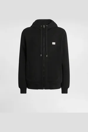 Dolce & Gabbana Sweat-shirt En Coton Avec Capuche Et Plaquette - Homme Sweatshirts 46