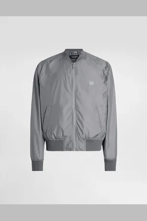 Dolce & Gabbana Bomber En Tissu Technique Avec Plaquette - Homme Manteaux Et Blousons 48