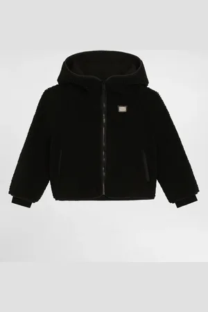 Dolce & Gabbana Veste En Fausse Fourrure Avec Plaquette À Logo - Homme Manteaux Et Blousons 5 Years