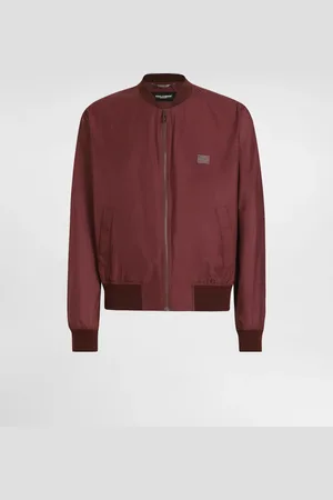 Dolce & Gabbana Bomber En Tissu Technique Avec Plaquette - Homme Manteaux Et Blousons 48