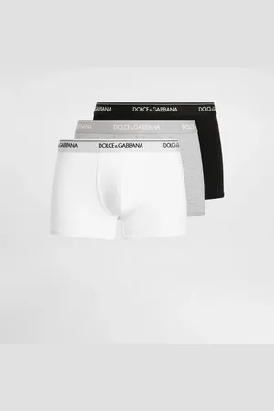 Dolce & Gabbana Pack De 3 Boxers Classiques Brando En Jersey Stretch - Homme Sous-vêtements Et Loungewear Coton 3