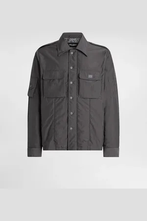 Dolce & Gabbana Blouson En Tissu Technique Avec Plaquette - Homme Manteaux Et Blousons 48