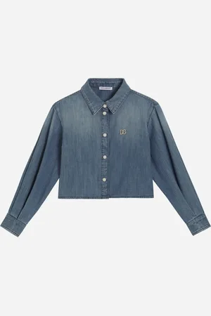 Dolce & Gabbana Chemise En Denim À Logo Dg - Femme Tops Et Chemisiers 3 Years