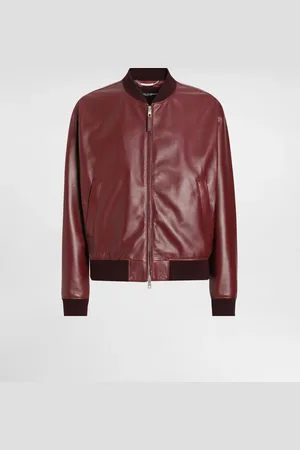 Dolce & Gabbana Bomber En Cuir De Brebis - Homme Manteaux Et Blousons 48