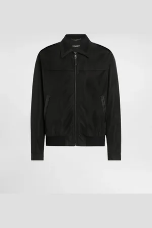 Dolce & Gabbana Bomber En Toile Avec Plaquette - Homme Manteaux Et Blousons 48