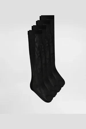 Dolce & Gabbana Lot De Trois Paires De Chaussettes En Nylon À Logo Dg - Femme Chaussettes Onesize