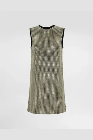 Dolce & Gabbana Robe Courte En Cristal Mesh - Femme Robes Or Xs