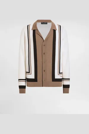 Dolce & Gabbana Cardigan En Laine À Broderie Dg - Homme Pulls 46