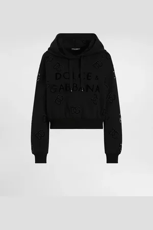 Dolce & Gabbana Sweat-shirt En Jersey Avec Broderie Ajourée Logo Dg - Femme T-shirts Et Sweatshirts 36