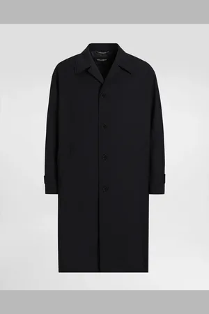 Dolce & Gabbana Trench Droit En Laine - Homme Manteaux Et Blousons 44