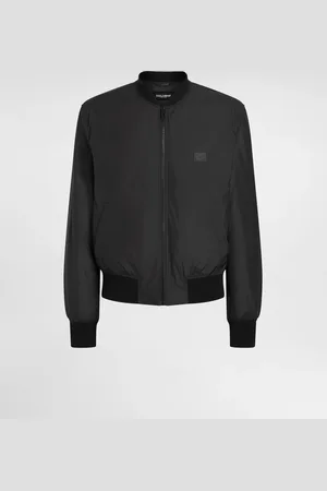 Dolce & Gabbana Bomber En Tissu Technique Avec Plaquette - Homme Manteaux Et Blousons 46