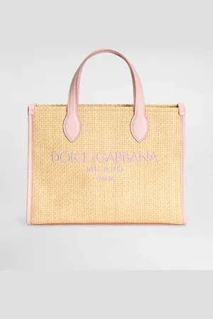 Dolce & Gabbana Sac À Main En Paille Avec Logo - Femme Accessoires Onesize