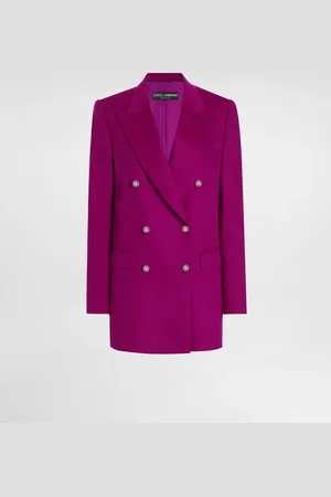 Dolce & Gabbana Veste Croisée Oversize En Cachemire - Femme Vestes 36