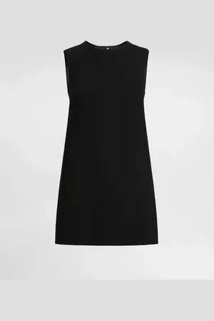 Dolce & Gabbana Robe Courte Et Évasée En Crêpe De Laine - Femme Robes 36