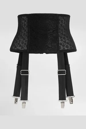 Dolce & Gabbana Ceinture Bustier Élastique En Marquisette Avec Porte-jarretelles - Femme Ceintures 40