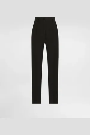 Dolce & Gabbana Pantalon De Smoking Style Couture En Toile De Laine - Femme Pantalons Et Shorts 42