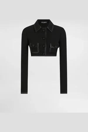 Dolce & Gabbana Veste Courte En Crêpe De Laine - Femme Manteaux Et Blousons 36